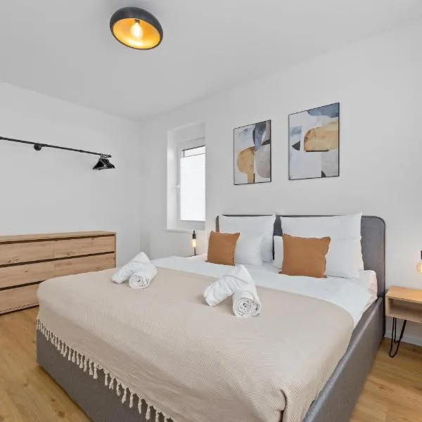 Design-Apartments in Top Lage - Familienfreundlich - Küche - Parkplätze - Fahrradstellplätze - Streaming, hotel Bad Kreuznachban