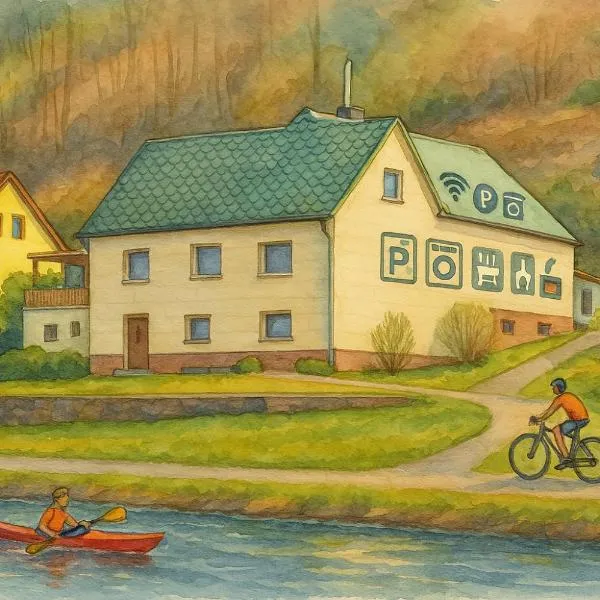 Ferienhaus am Elberadweg mit Sauna & Kamin - Natur, Erholung & S-Bahn-Anbindung - Saxon Oase, hotel v destinaci Pirna