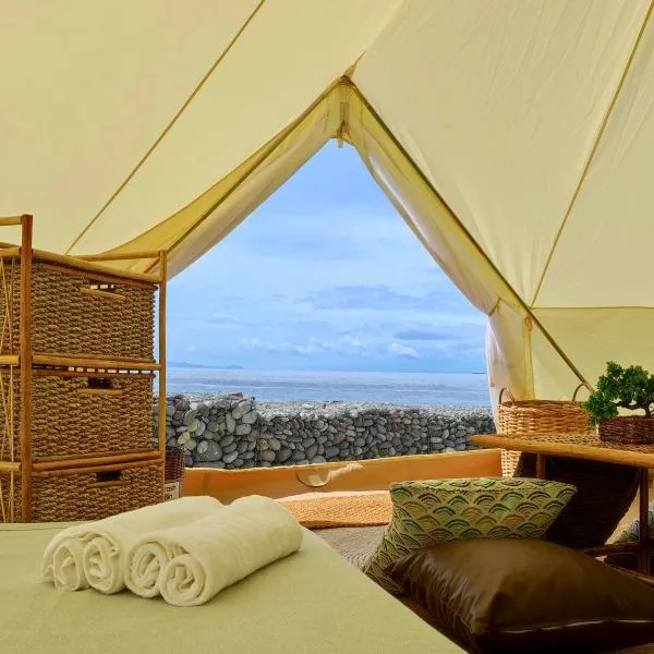 Viesnīca KAWAI Beach Camp pilsētā Lobo