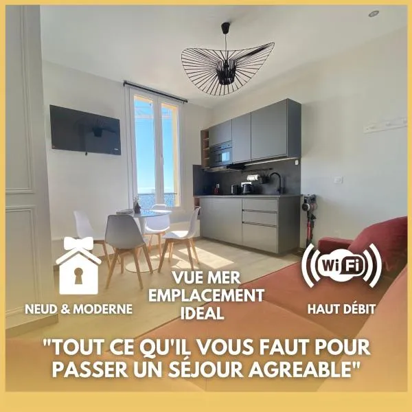 Appartement moderne climatisé Monaco vue Mer, hotel v destinaci Cap d'Ail