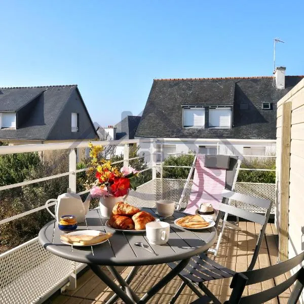 LocaLise - B80 - La villa Blanche - L'iroise - 1er étage plain pied - Wifi inclus - Draps inclus - Animaux bienvenues, hotel v destinácii Le Guilvinec