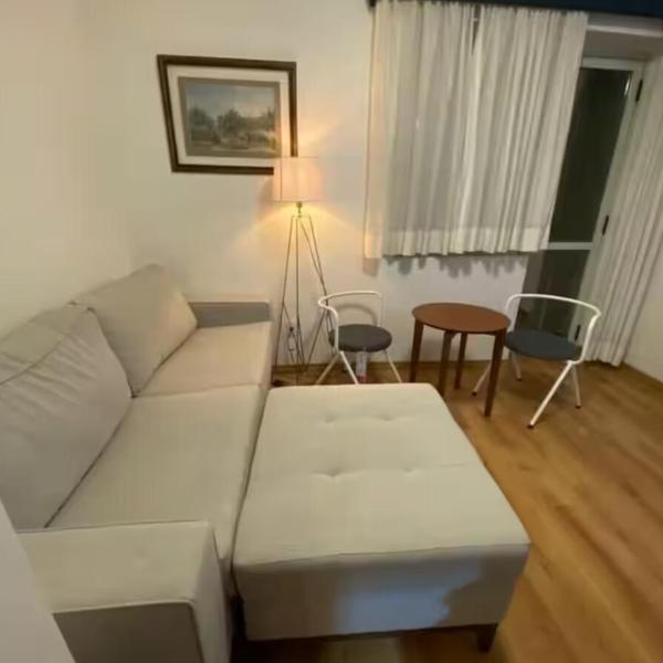 Flat na Haddock com Garagem e Lazer