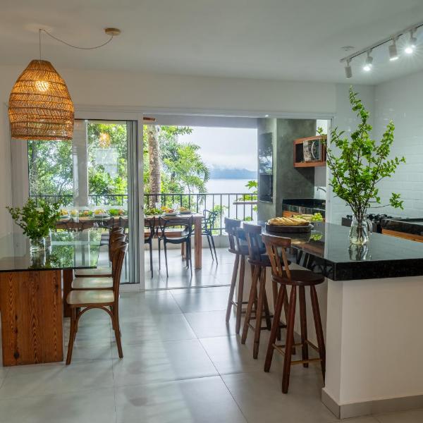 Casa em Ubatuba com incrível vista para o mar e mata Atlântica - Foto 4