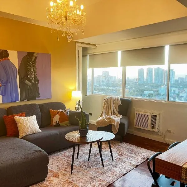 Greenhills 1BR Lower Penthouse w Panoramic View, hotel v destinaci Manila
