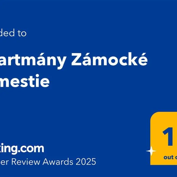 Apartmány Zámocké námestie, hotel in Kremnica
