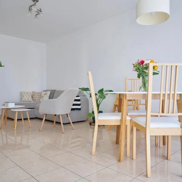 Modern 2 bedrooms apartment Huningue near Basel with undeground box parking, hotel in Huningue