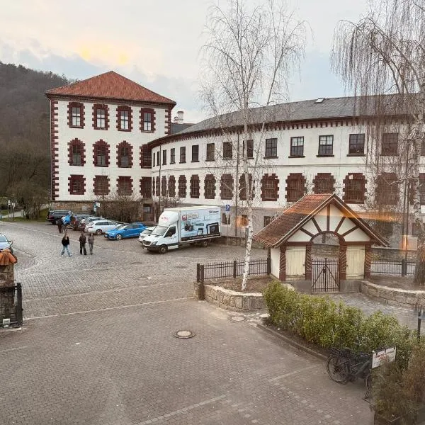 Pension am Schloss, hotel v destinaci Meiningen