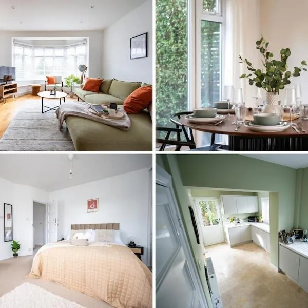4 Bed Sheffield House with Parking leisure or contractor，位于Fulwood的酒店