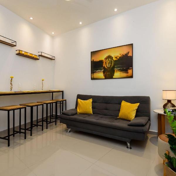 Charmoso Quarto e Sala a 7min da Praia |BR 211/402