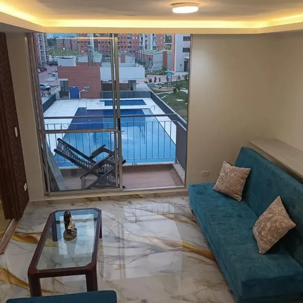 El Dorado, Apartamento con piscina y parqueadero, hotel in Ibagué