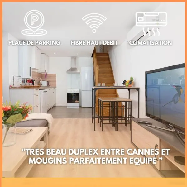 Le Val By ApiRent #Duplex #Climatisation, hotel v destinácii Le Cannet