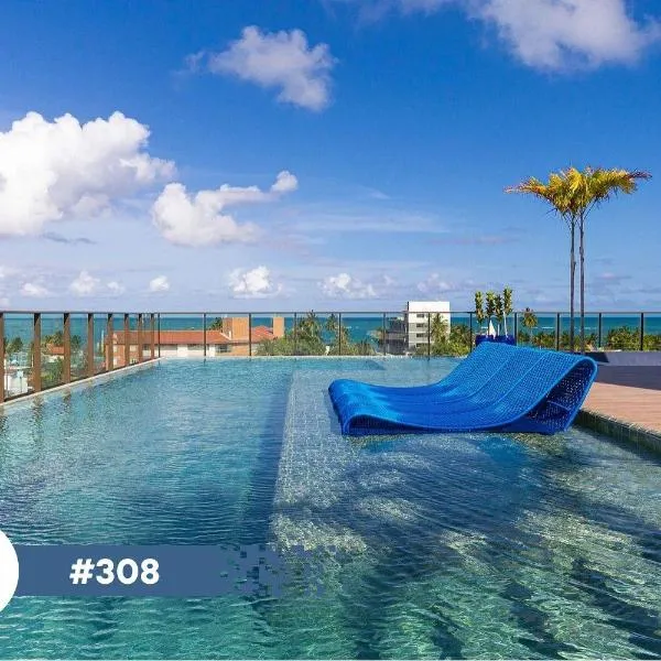Makani Beach Flat Campas #308 - Frente Mar Alto Padrão, hotel in Tamandaré