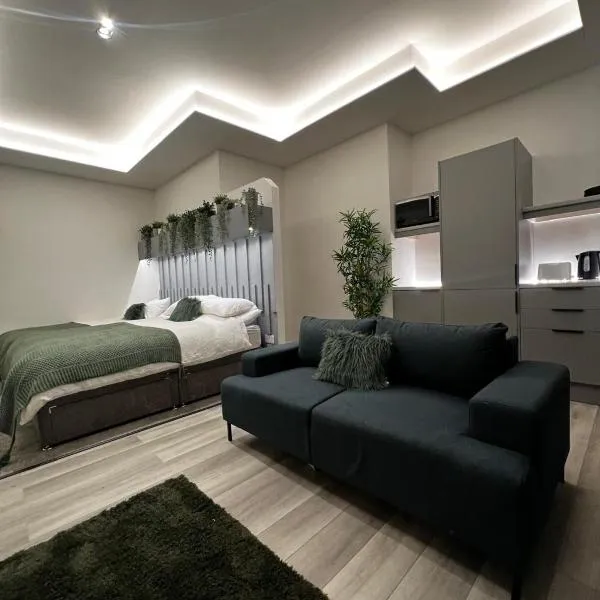 Mood Studio 4 - Town centre studio room with en-suite、Bedlingtonのホテル