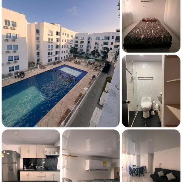 Hermoso apartamento en Coveñas con piscina, hotel in Coveñitas