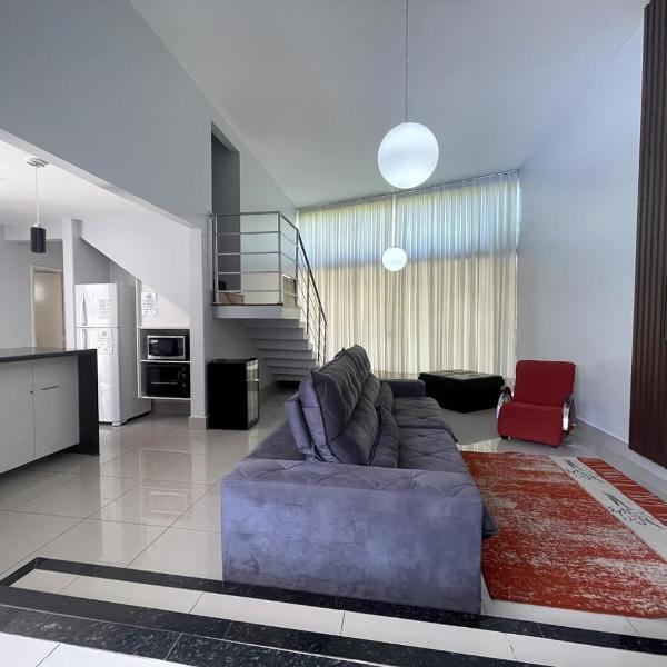 Casa por temporada em Goiânia - Sobrado com área de lazer com varanda gourmet