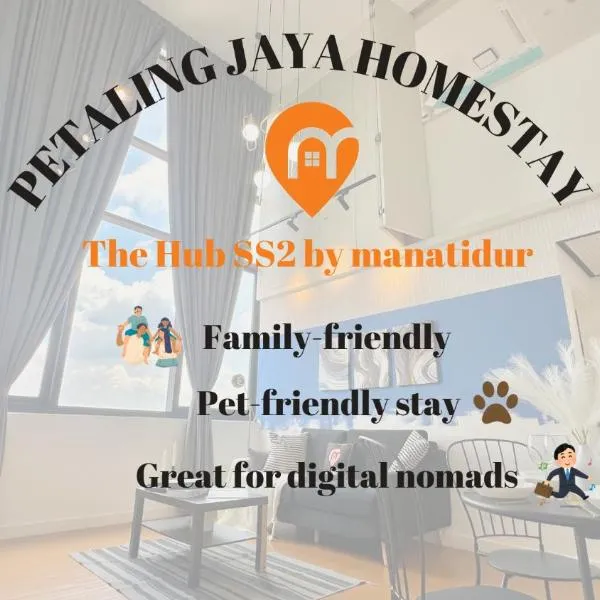 Manatidur@THE HUB SS2, hotel v destinaci Petaling Jaya
