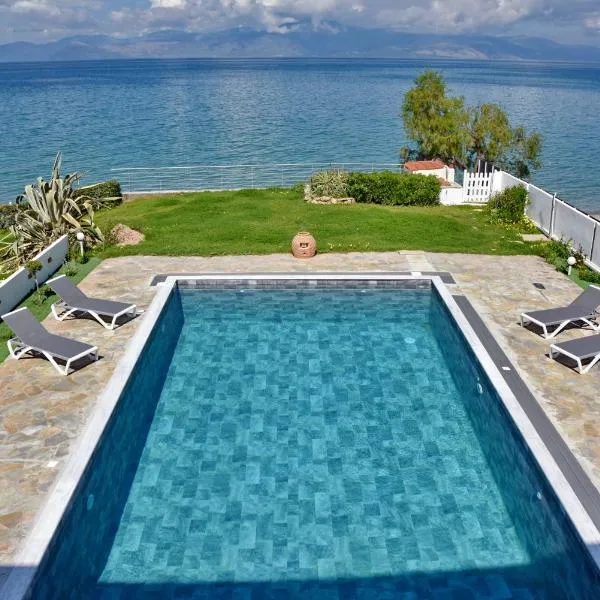 Antorina Beachfront Villas with Private Pools、Kamárionのホテル