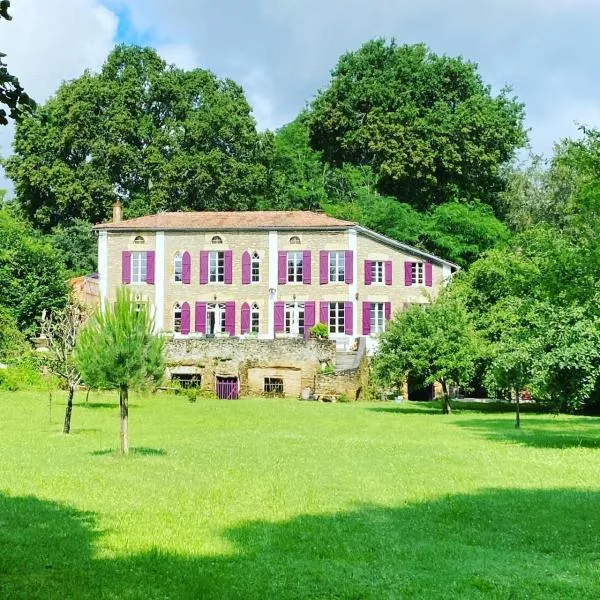 Les Volets Violets – hotel w mieście Salles