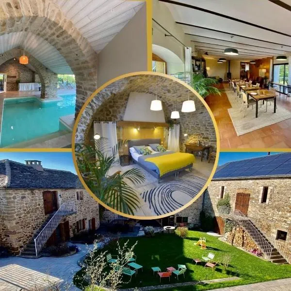 Les Caselles, Gîte et Maison d'hôtes, hotel v destinácii Saint-Beauzély