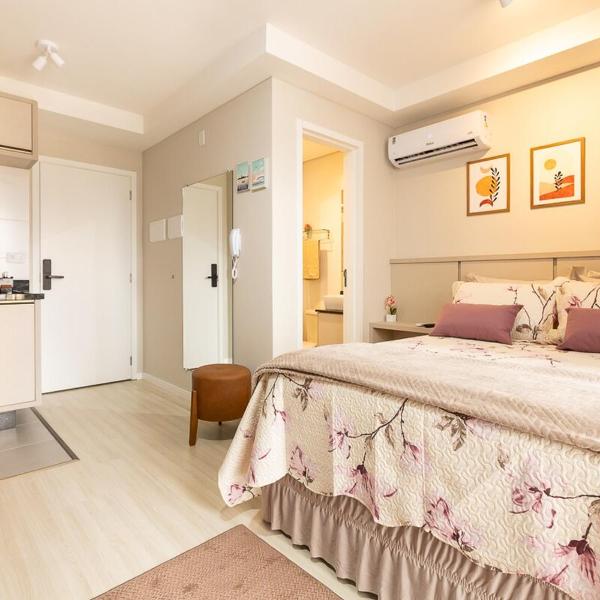 Studio Com Varanda e Ar Condicionado em Condominio Com Pisicina e Academia - Foto 5