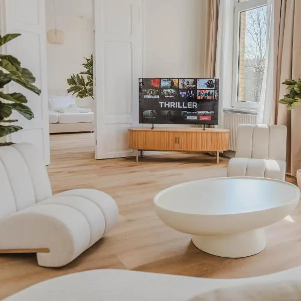 STAYLIGHT Exklusive Jugendstil-Residenz im Philosophenviertel - privater Parkplatz - Balkon, hotel a Hildesheim