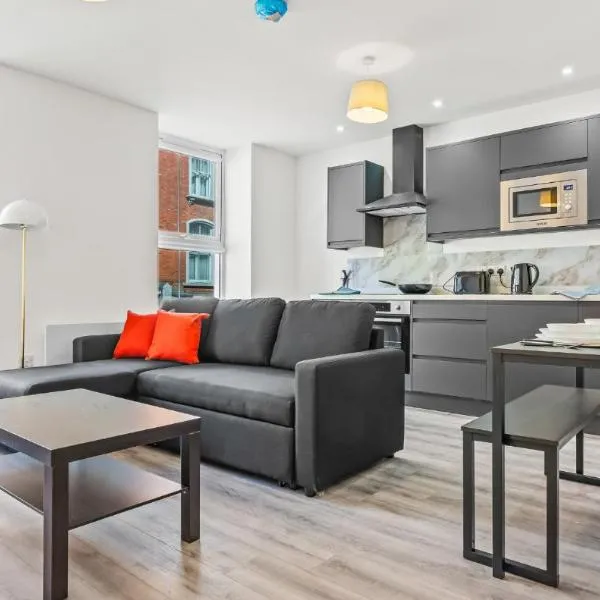 1BR Apartment with Sofa Bed I Prime Town Centre Location I Gold St D-Lux, Modern Amenities, Walk to Train, Bus Stations, Shops & Cafés I Leisure and Business Stays Welcome MULTIPLE UNITS AVAILABLE, hotel di Northampton