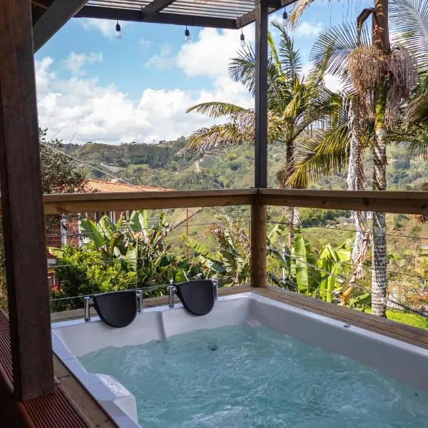 Mayka cabañas con JACUZZI, hotel a Guatapé