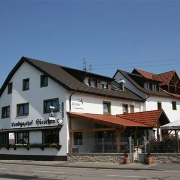 Hotel-Restaurant Werneths Landgasthof Hirschen, hotel u gradu Rajnhauzen