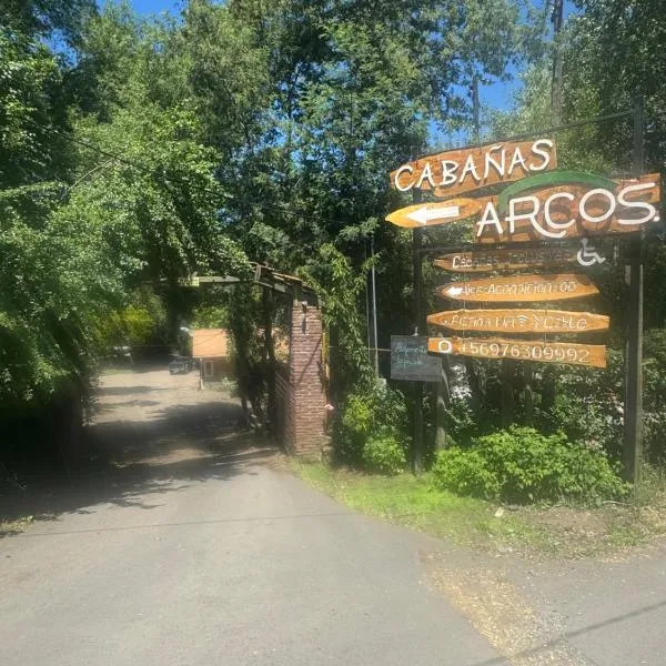 Cabañas Arcos del salto del laja, hotel v destinaci El Manzano
