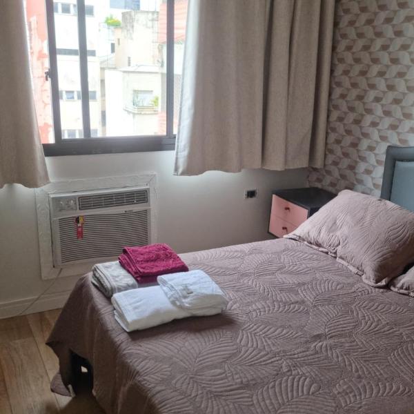 Apto completo, totalmente equipado, com um quarto - sem garagem - não são permitidas visitas