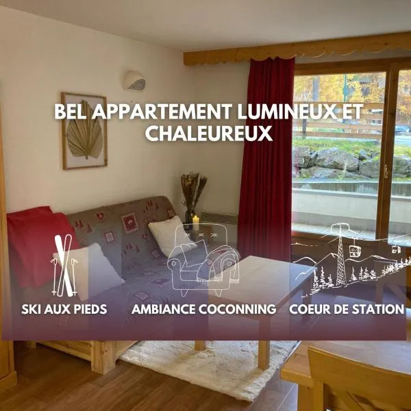 Bel Appartement lumineux au coeur de la station de Vars – hotel w mieście Vars