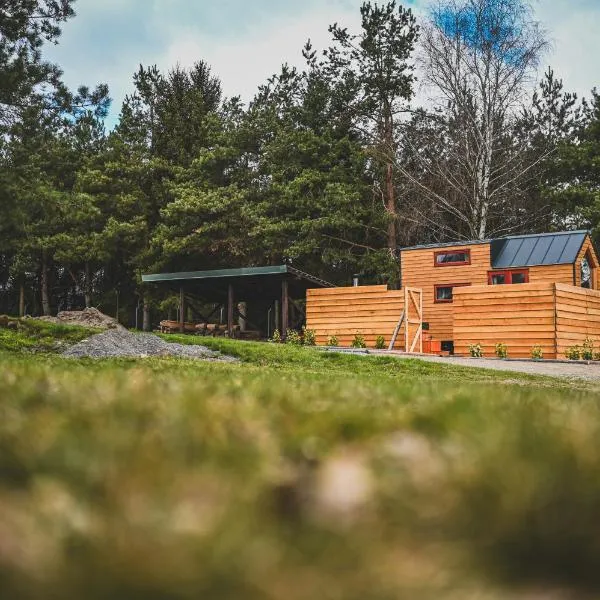 Tiny house s wellness, hotel v Nových Hradech