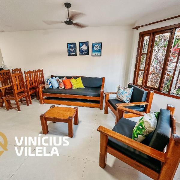 Casas com 2 suítes (ambas com ar split) e internet privativa 300MBPS, no Residencial Village do Bosque, condomínio com quiosques com churrasqueiras , piscina, sauna portaria 24hrs, a aproximadamente 200m da praia de Taperapuã Axé Moi - Foto 5