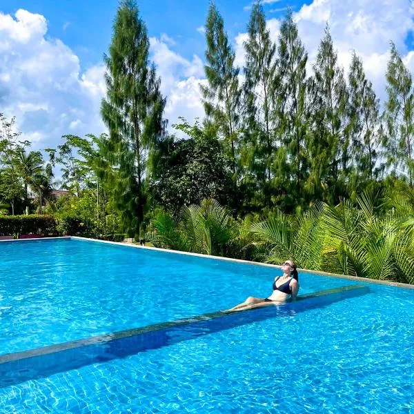 Lodge Moni Essara Kampot, hotell i Kampot