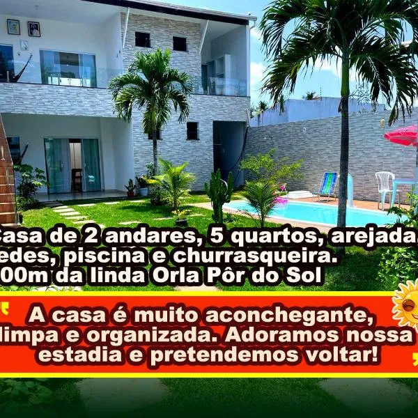 Casa da Orla - Piscina, Churrasqueira, perto da Praia, hotel in Aracaju