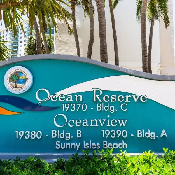 luxury apartments Ocean Reserve, hotel in Sunny Isles Beach