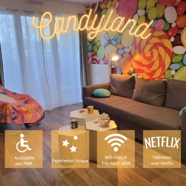Candyland-20min Disney-Famille, hotel in Meaux