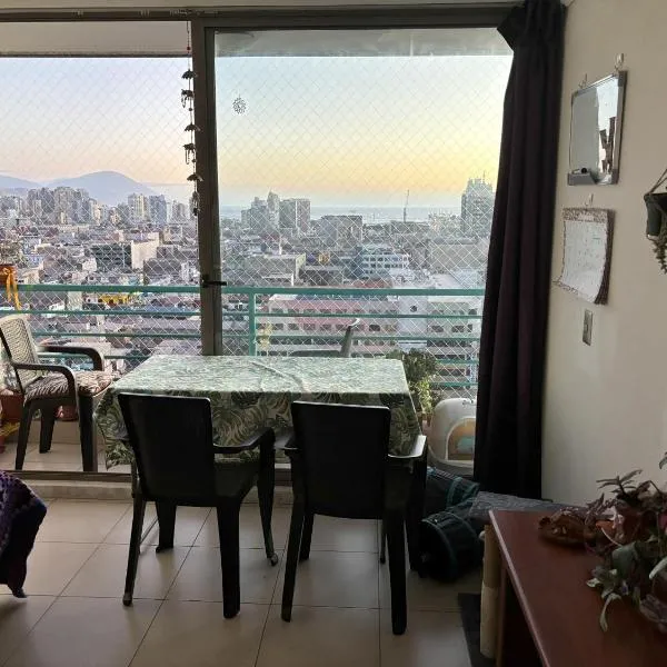 Habitación con vista al mar en cómodo depto céntrico, hotel v destinaci Antofagasta