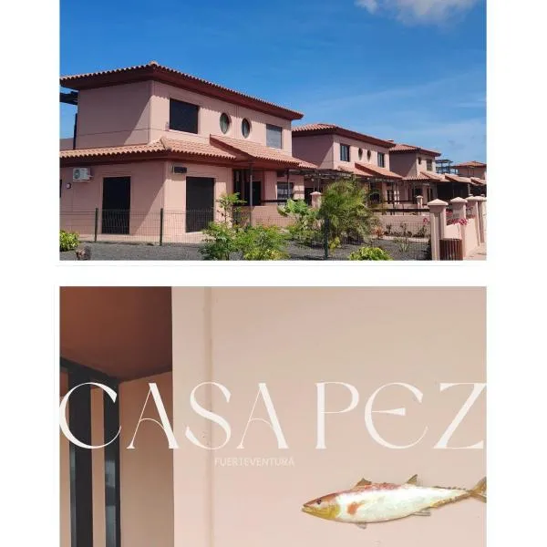 Casa pez OASIS slow life con piscina y terraza, hotel din Majanicho