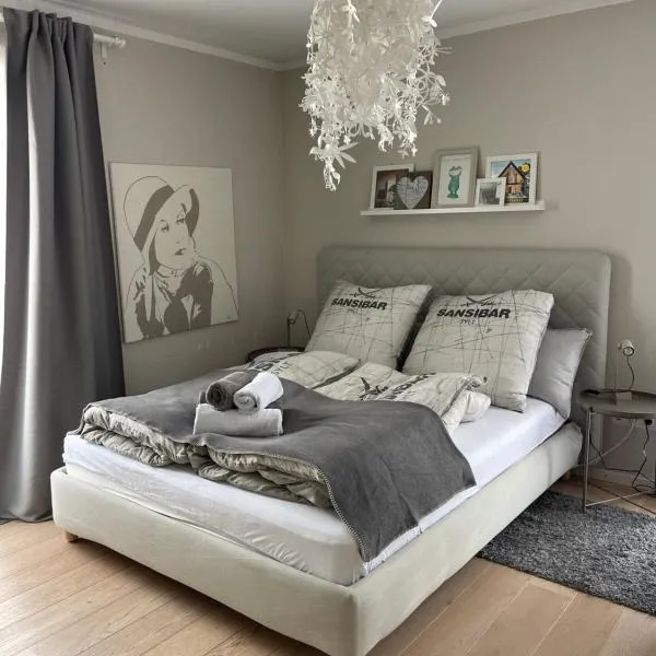 Architect-Apartments 80qm 3 Schlafzimmer, integrierter Küche und Bad, 2min von A8, Garten mit Sitzgruppe, ruhig und modern, hotell sihtkohas Irschenberg