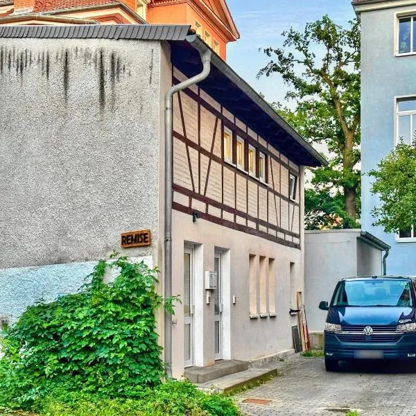 DIE REMISE mit kostenlosem Parkplatz direkt vor der Tür, Hotel in Erfurt