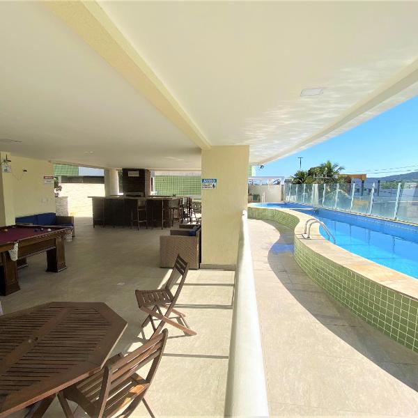lindo 3qts AR Churrasqueira Piscina Centro Forte Cabo Frio - Foto 4