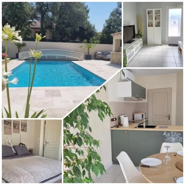 Un air de provence avec piscine disponible seulement en fin de journée - À 5min de l'A7 et A9, hotel di Orange