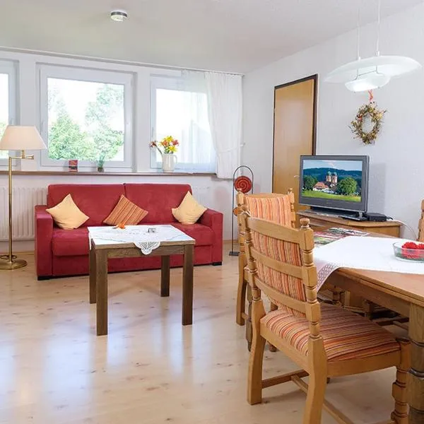 Ferienwohnung Meierhof, 38qm、ザンクト・メルゲンのホテル