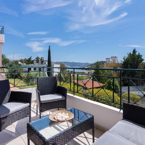 Sea View Balcony Modern Apartment, hotel u gradu Anavisos