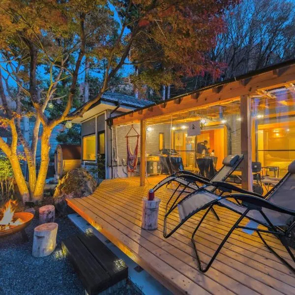 修善寺テラスヴィラ 富士山ビューのプライベートヴィラ バレルサウナ付、伊豆市のホテル