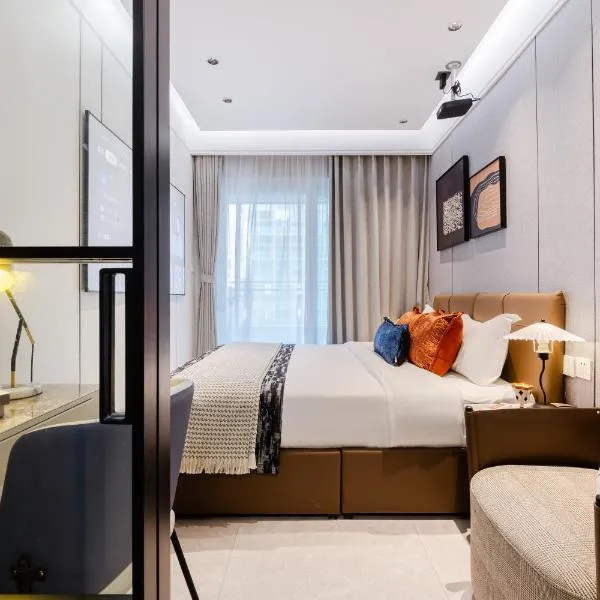 Shenzhen Gangxiahui Executive Apartment Futian Convention and Exhibition Center Branch, hotel v destinaci Šen-čen