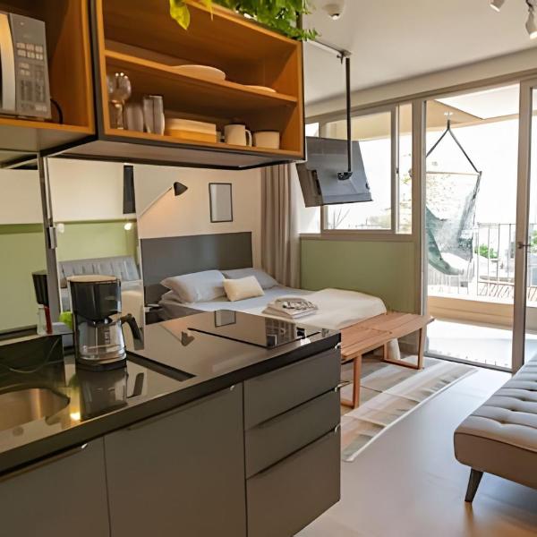 Studio Jardins I Varanda e Home Office - Foto 5