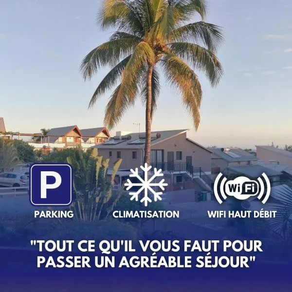 Le tamarin bleu - Studio à 300 m de la plage, hotel di La Saline Le Bains