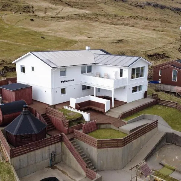Stykkjastova - view and positioning, hotel v destinaci Kvívík